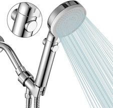 High Pressure Shower Head Hand-Held with On/Off Switch-Shower Head with Handheld