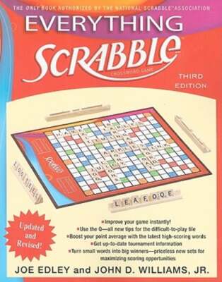 Everything Scrabble: Third Edition by Joe Edley: Used