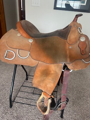 Billy Cook Training Saddle Work Western English 16 
