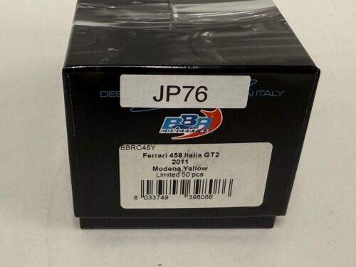 1/43 BBR Ferrari 458 GT2 from 2011 in Modena Yellow BBRC46Y JP76 - Picture 7 of 7