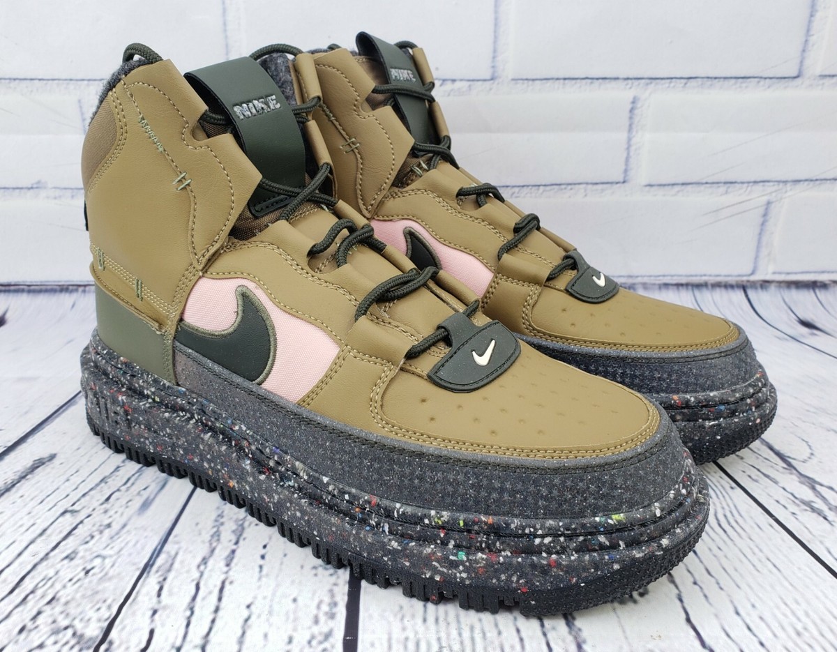 Nike Men's Air Force 1 Boot NN Brown Kelp - Size 9.5 (DD0747 Nike Men's Air Force 1 Boot NN Brown Kelp - Size 9.5 (DD0747