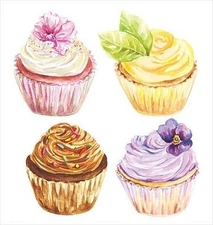 Baby Cakes Cupcakes Cutouts Wallies 12233