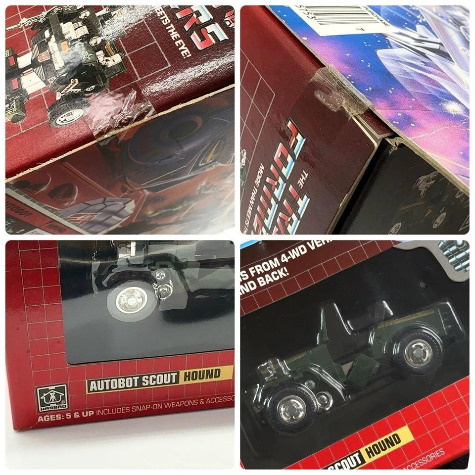 Transformers HASBRO HOUND Unopened 1980s RARE From 4WD Vehicle robot - Image 2 of 4