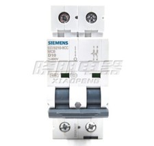 1pcs SIEMENS AC Miniature Circuit Breaker MCB 2P D10 5SY6210-8CC 10A