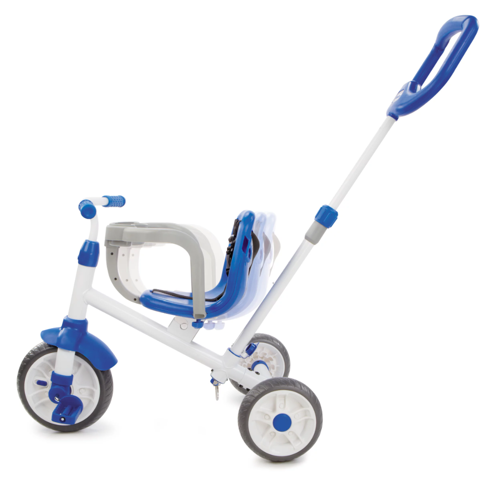 3-in-1 Trike In Blue Convertible Tricycle for Toddlers for 9 Months -3 Years Old