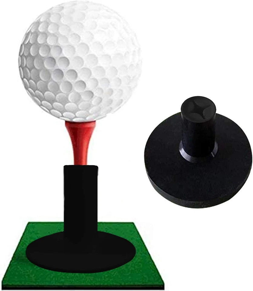 Golf Tees Rubber Driving Range Mat Holder Value 5 Pack Size 1.5" 2" - Image 3 of 4