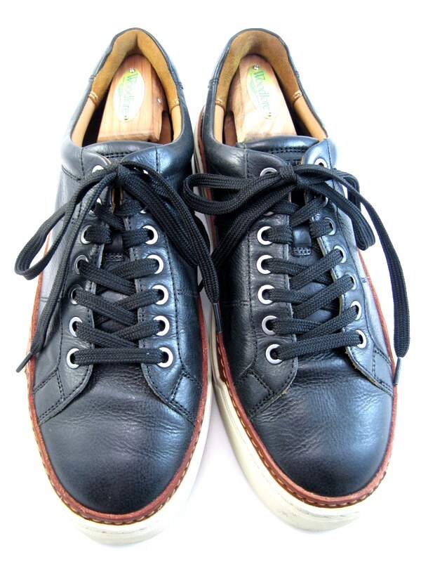 SAOLA Allen Edmonds "PORTER CITY" Sneakers Derby Casual Uomo 8 D Nero (174N)