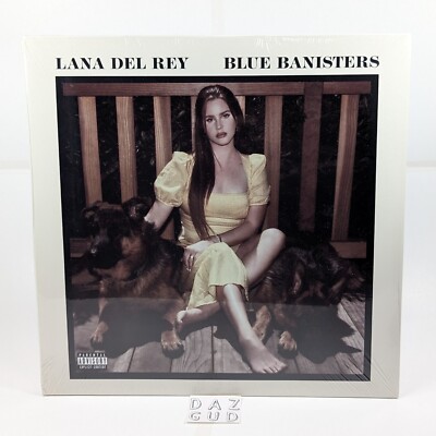 RARE Lana Del Rey Blue Banisters Transparent White Vinyl Limited