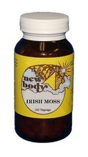 NEW BODY IRISH MOSS 100 CAPS, 100 VEGETARIAN, NO FILLERS, BINDERS OR ADDITIVES
