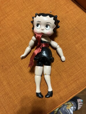 Vintage 11'' Betty Boop Jointed fragile Bisque Doll Fleischer 1930's(?) black