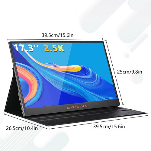 165Hz Moniteur de Jeu Portable 17,3 Pouces 2,5K avec Béquille UHD Externe Écran - Photo 22/23