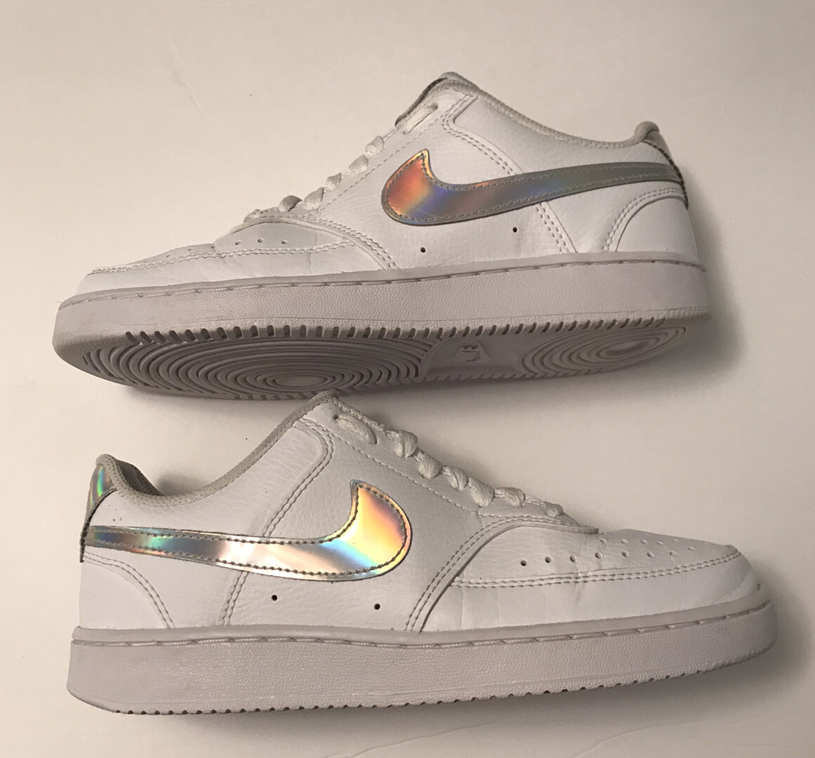 【NIKE】★Court Vision Low Irisdescent★ Women's Nike Court Vision Low(CW5596-100) Iridescent/White