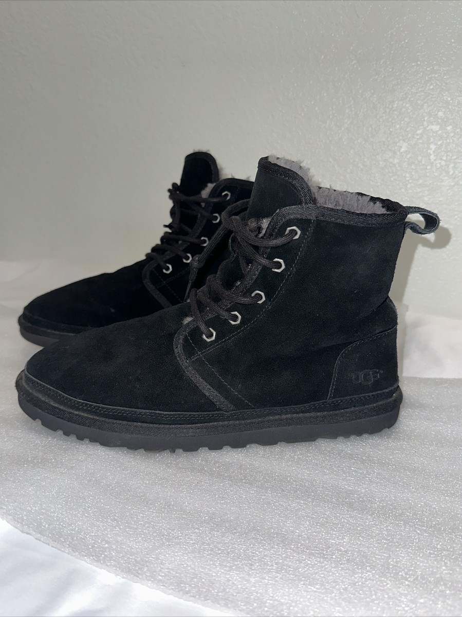 Ugg Men\'s Suede Ankle Boots 9 Mini Harkley 1016472 Shearling Lace up UGG Men main image 2