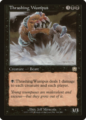 MTG Thrashing Wumpus - Mercadian Masques #166 | eBay