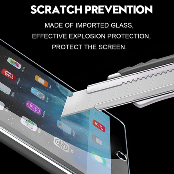 TEMPERED GLASS SCREEN PROTECTOR FOR APPLE IPAD AIR 1 2 3 10.5''/  4 5 11'' - Image 2 of 4