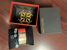 Rustic Cuff Christmas Set Bracelet 