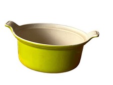 ANCIEN PLAT MARMITE COCOTTE LE CREUSET EN FONTE CASSEROLE POÊLE