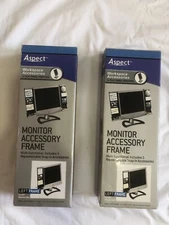 Monitor Accessory Frame from Aspect. (2) two left frames with snap-in accessory 