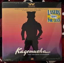 Kagemusha: The Shadow Warrior 1980 Laserdisc Sealed Akira Kurosawa