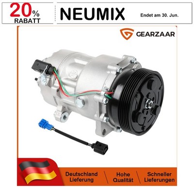 KOMPRESSOR KLIMAANLAGE FÜR VW GOLF 5 BUS T5 SHARAN AUDI A3 SEAT ALHAMBRA