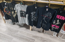 Queen T Shirt Bundle 6 x Medium Official and Ex Tour Concert Shirts black grey