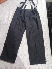 Carhartt Rain Defender Relaxed Fit Heavyweight Snow Bib Pants Black 2XL 46x30
