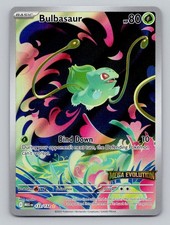 Bulbasaur (Mega Evolution Stamped) 133/132 Cards & Products Pokemon Holo NM