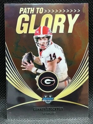 2025 Bowman Chrome U Path to Glory Gunner Stockton Rookie RCPG-3 Georgia!