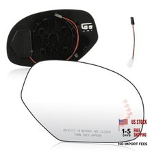 Passenger Power Heated Mirror Glass Fit For 2007-2014 Chevy Right Side