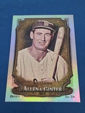 2024 Topps Allen & Ginter Silver Portrait #252 Ted Williams HOF BASEBALL Card 3K