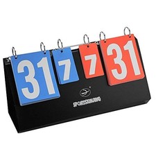 Portable Scoreboard/Tabletop Score Keeper/Score Flipper/Flip Scoreboard for B...