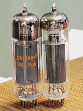 RCA 6BQ5/EL84 NOS/NIB Matched Pair MaxiMatcher2 tested (2) tube lot