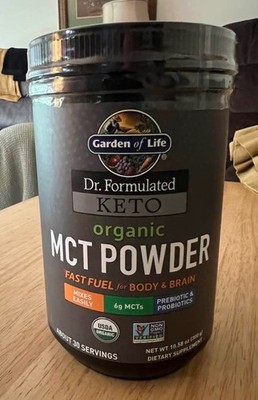 Garden of Life Dr. Formulated Keto Organic MCT Powder 30ct Jar