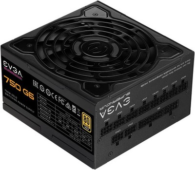 Power supply ATX EVGA SuperNova 750 G6 750W 80+G 220-G6-0750(U)(W)(B)NO CABLES