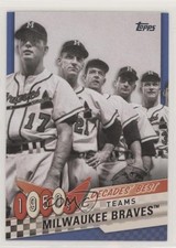 2020 Topps Decades Best Series 2 Teams Blue Milwaukee Braves Warren Spahn k4s