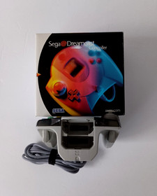 🎮 DREAMCAST 🎮 GAMING CONTROLLER 🖤 CLEAR BLACK 🖤 WITH BOX  / INSTRUCTIONS 