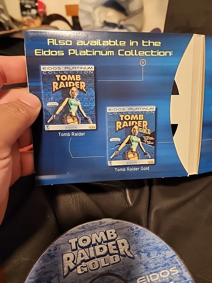 Tomb Raider Gold (PC, 1998) 2 Disc + Demo Disc Vol8 EIDOS Platinum Collection - Image 2 of 4
