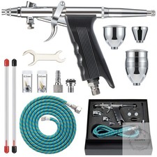 Airbrush Kit, Air Brush Painting Set, Double Action Trigger Airbrush Gun with