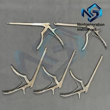 Kerrison Rongeur Set 5 Pcs Orthopedic Neurosurgery Spinal Surgical Instruments