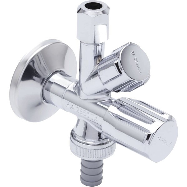 Schell Kombi-Eckventil Comfort, Messing Chrom-image