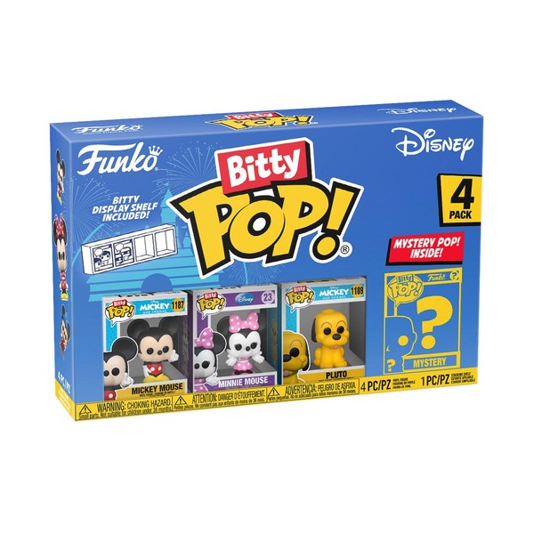 Bitty Pop Disney – Mickey Mouse Minnie Und Pluto Und Funko ÜBerraschungsfigur-image