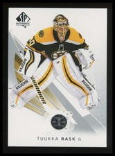 Tuukka Rask 2017-18 SP Authentic #93 Boston Bruins
