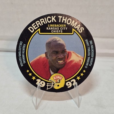 1992 King-B Collector's Edition Discs - Derrick Thomas #1 - EX