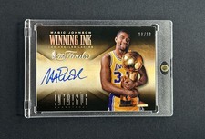 2013 Panini Intrigue Magic Johnson Winning Ink Auto The Finals 1010 Ssp Lakers