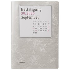 Laconic Planner 2026 A5 Weekly Calendar, Gray, LALS85-270GY