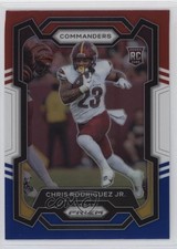 2023 Panini Prizm Rookies Red White & Blue Prizm Chris Rodriguez Jr #398 0b3