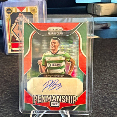 Panini 2025-26 Prizm FIFA Pedro Porro Penmanship Insert #P-PP Sporting CP