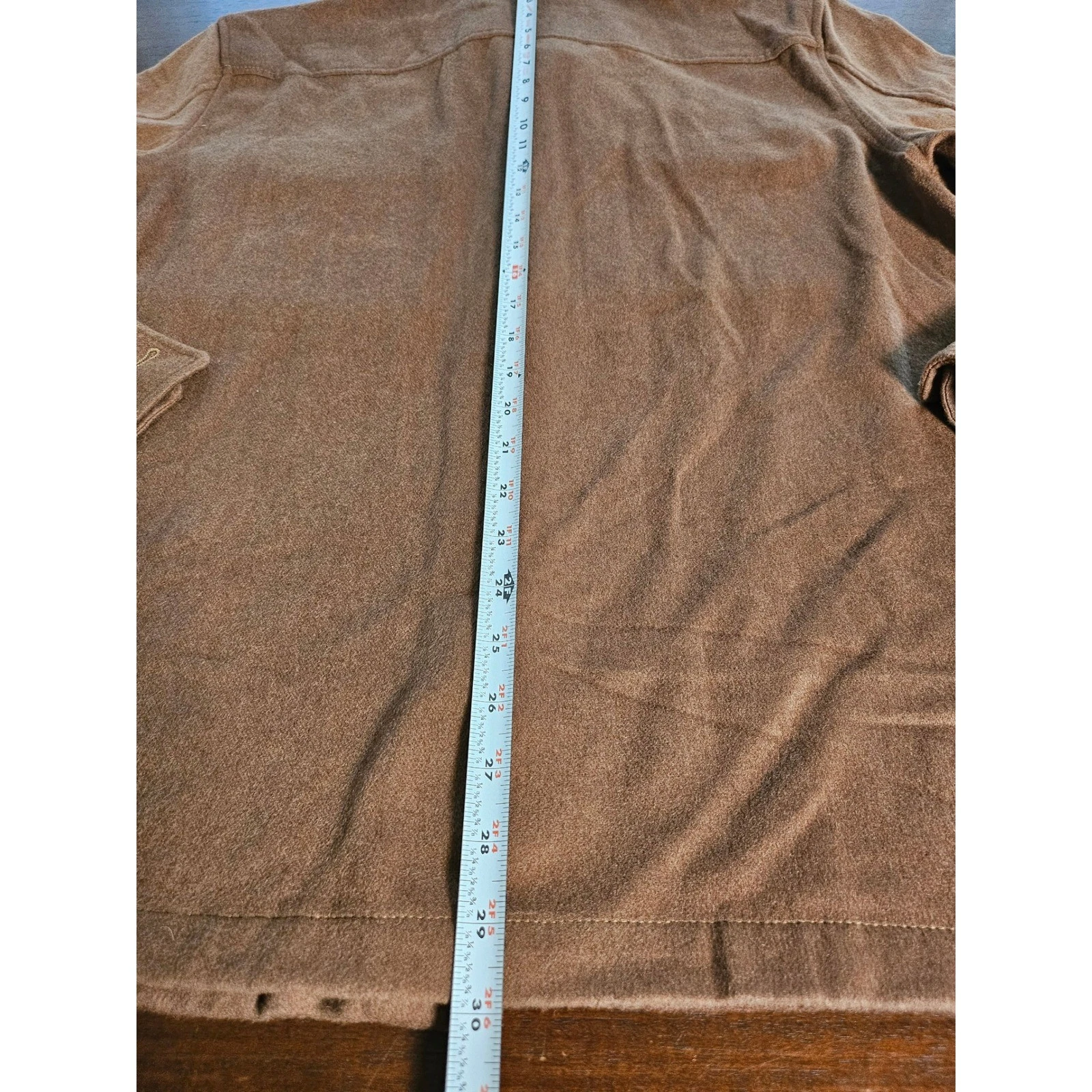 Scotch & Soda Shirt Jacket Mens XL Brown Wool Blend Overshirt 158432 - product detail image 8