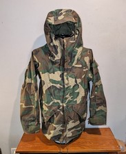 US Military ECWCS Gore-Tex Woodland Parka Jacket Small Regular Authentic USGI