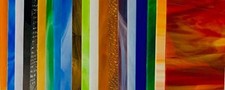 20 Sheets Spectrum  Wissmach Stained Glass 4" x 6" Opals Cathedrals